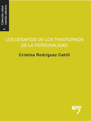 cover image of Los desafíos de los trastornos de la personalidad